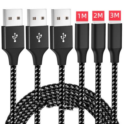 China Nylon Braided+Aluminum Alloy For iPhone 5 Pack 3/6/6/10/10ft Nylon Braided Amazon 2A Charging 8Pin USB Charger Data Sync Cable For iPhone 5Pack Cable for sale