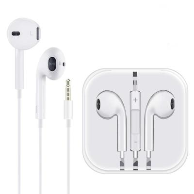 China Perfect sound white color noise isolating canceling headphone aux. 3.5mm Headset With Microphone Wired In-Ear Earbuds For Samsung Android for sale