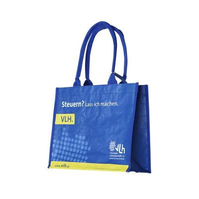 China OEM Factory Bag Professional PP Woven Promotional Shopping Bag Eco-friendly With Logo Tote Bags With Zipper for sale