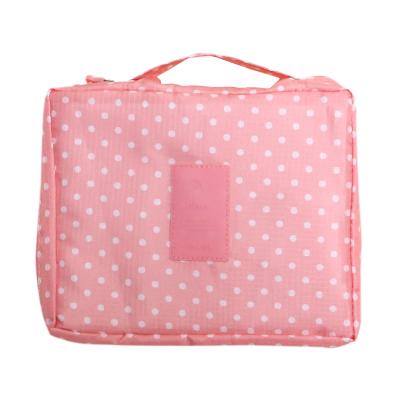 China Factory Price New Style Eco-friendly Polyester Material Recyclable Short Handle Cosmetic Bag Portable Bag Moving Rack For Shopping for sale