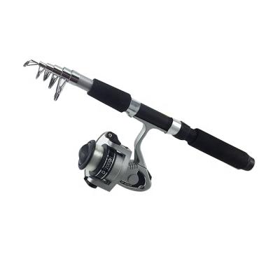 China Glass Fishing Rod and Reel Telescopic Fishing Kit Set Includes with Line for sale