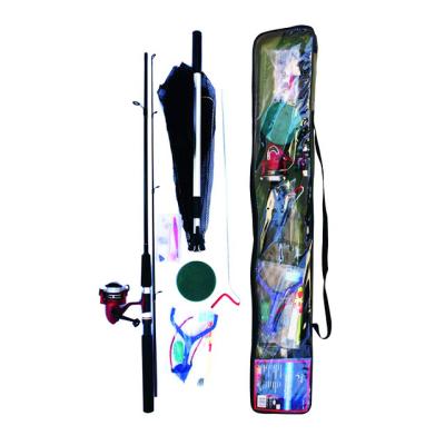 China 1.80M Glass Carry Hollow Bag Fishing Rod And Combo Reel Set for sale