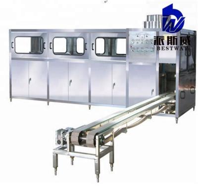 China Full Automatic Beverage 5Gallon Water Production Line 19 Liter Bucket Barrel Bottle 20 Liter 5 Gallon Water Filling Machine for sale