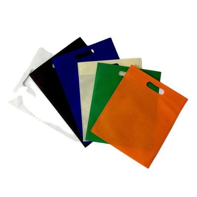 China Colorful Recyclable PLA PP D-Cut RPET Nonwoven Shopping Bag Biodegradable Customizable Mini Logo Moq for sale