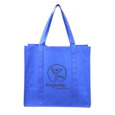 China Custom Eco Friendly Reusable Reusable Reusable Polyester PP Non Woven Fabric Packaging RPET Shopping Bag Recycled Printed Logo for sale