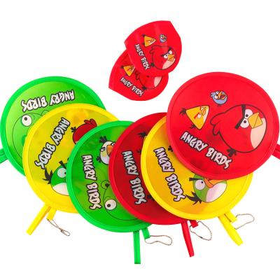 China 190T Folding Toy Inflatable Pocket Toy Foldable Flying Disc With Bag Interactive Dog Butterfly Dog Toys Outdoor Activity Game For Custom Logo for sale