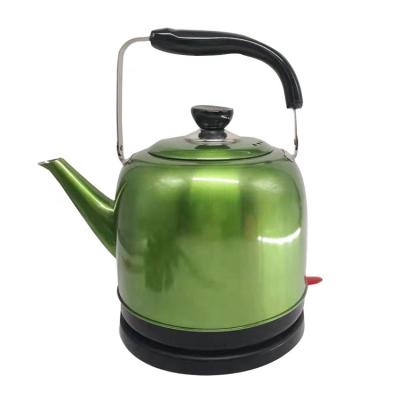 China 360 Degree Electric Kettle 304 Stainless Steel Low Rotation Boiling Water Kettle Kitchen Appliances Large Capacity for sale