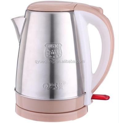 China 360 Degree Rotating Base 304 Food Grade Stainless Steel Electric Kettle Use For Home Application for sale