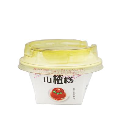 China IML Cup Mug With Lip Plastic Dessert Cup Milk Cup Customized for sale