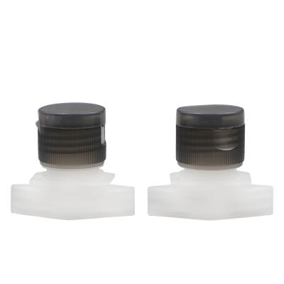 China Non Flip 16 Mm Flip Top Cap 24/410 Plastic Flip Top Cap Plastic With Spout Pockets for sale