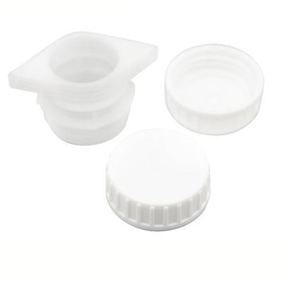 China Custom Plastic Child Safe Cardboard Top Cover Screw Drink Bottle 33mm Spout Spout Caps For Milk for sale