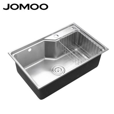 China Without Faucet JOMOO 304 06119 Stainless Steel Single Bowl Kitchen Sink Over Counter Sink Undermount Single Bowl for sale