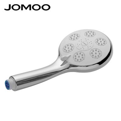 China Without Switch Jomoo Bathroom Spray Handheld Shower Head, 3 Function Silicone Nozzle LED Handheld Shower Head for sale