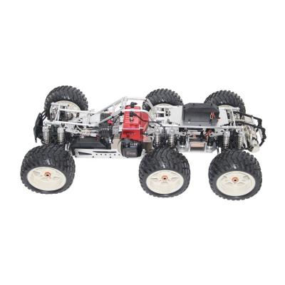 China NEW ! Factory Hot Sales Double Cylinder 60cc Engine Gasoline RC Car With Six-wheel Drive Radio Contorl Toys With One Head Reverse for sale