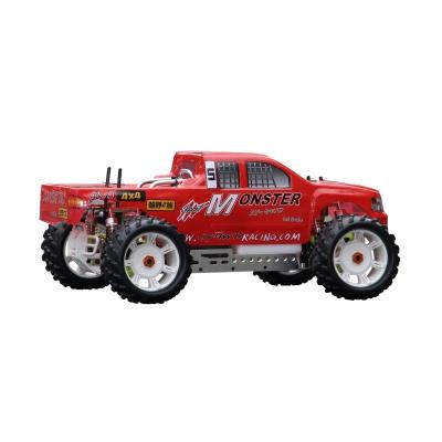 China 2021 Reverse Version 1/5 2.4G 4WD RC Car RTR Toy 1:5 Scale 30cc 2 Stroke Gas Engine Remote Control One-Key RC Car for sale