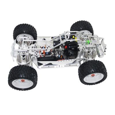 China Excellent Aluminum Alloy Off Road 4WD Car 2.4G Radio Control Toys 1/5 Scale Gas Car RC Truck One Head Reverse for sale