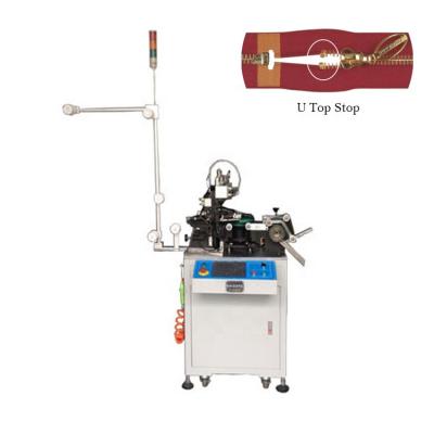 China Metal U Top Stop Zipper HTD Full Auto Metal Zipper Making Double U Top Stop Zipper Machine For Open End Metal Zipperss for sale