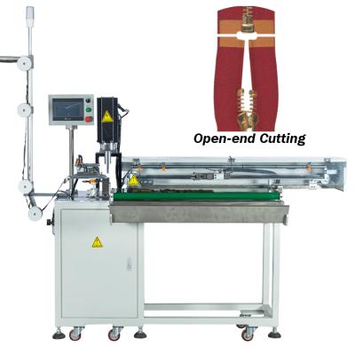 China Zipper T Cutting Metal Open Zipper Double Cutting Machine For Zippers Making Machine for sale