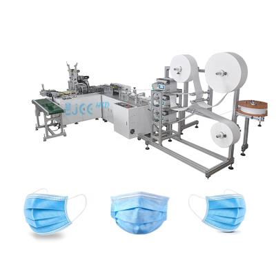 China 3 ply surgical face mask making machine great after sales service 3 ply surgical face mask making machine 3ply face mask machine for sale