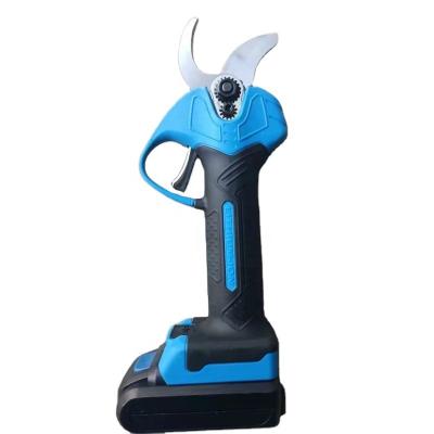 China Anti-skid handle 35mm cordless pruning scissors tools lithium battery electric fruit tree shears for wood cutting for sale