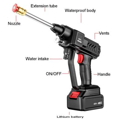 China Househould Factory Price 24v Battery Power Pressure Washer Water Pump Battery Car Cleaning Cordless Seal for sale