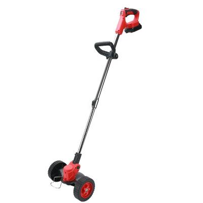 China Anti-skid Portable Cordless Household Eeder Grass Trimmer Battery Powered Electric Brush Cutter for sale