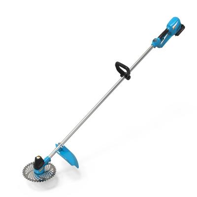 China Anti-skid Portable Cordless Household Grass Trimmer Battery Powered Electric Brush Cutter for sale