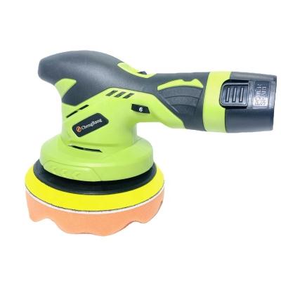 China 12v Cordless General Purpose Mini Battery Power Car Waxing Polishing Beauty Tools Electric Car Polisher Floor Marble Polishing Machine for sale