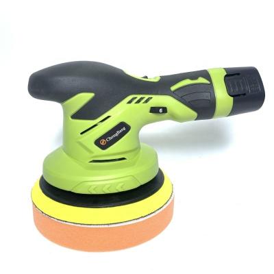 China Toos Lithium Cordless Car Polisher Multi-Purpose Portable Auto Waxing Electric Grinding Polish Machine With Pad 6 Speed for sale