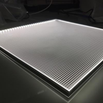 China Light Dot Led Guide Plate Decoration/Advertising/Display/Sign Laser Cut To Form Transparent Grade Optical Plexiglass Acrylic Sheet for sale