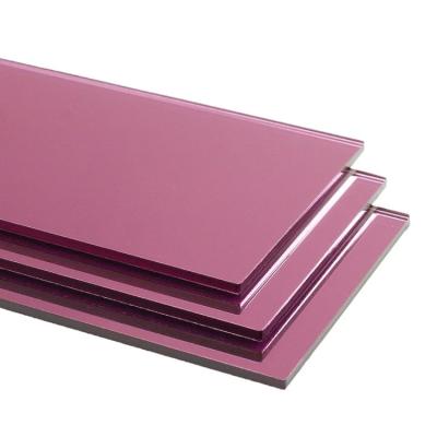 China Advertising Pmma Manufacturer Colored Acrylic Mirror Board Laser Cutting Molded Pink Acrylic Sheet Mirror for sale