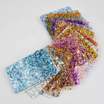 China 100% virgin material smooth surface will not over time yellow Odm/OEM colored fabric acrylic sheet acrylic sheet glitter acrylic panel for sale