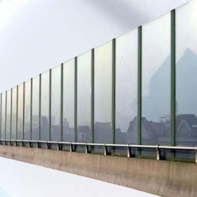 China Contemporary street high way expressway sound barrier soundproof polycarbonate panel policarbonato board for sale