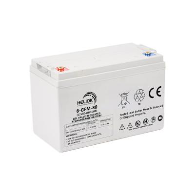 China Machine- Deep Cycle Lead Acid Battery 12v 80ah Solar Battery Price for sale