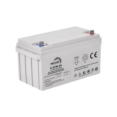 China Factory Price High Quality Storage Power Tools 12V 65AH 12 Volt AGM Solar Battery Sealed Lead Acid Battery 12V 65AH for sale