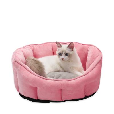 China Viable Promotional OEM Dog Tent Extra Large Donut Cooling Woven Custom Bed for sale