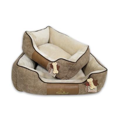 China Breathable Pet Bedding Small Dog Bed Pets Super Soft Short Plush Shoe Shape Round Rocking Beds for sale