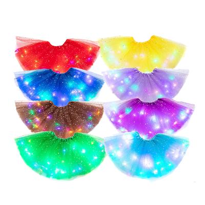 China LED Light Up Tutu Dresses Manufacturer Professional Sequin Led Toddler Tutu Skirts For Girls Kids for sale