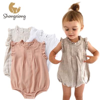 China Cute Newborn Spandex Baby Cotton Shirt Rompers/Organic Cotton Wholesale for sale