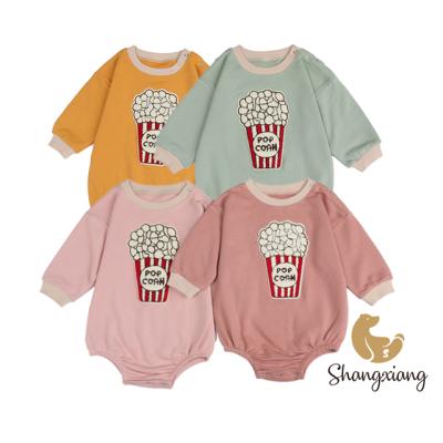 China Spandex/Wholesale Organic Cute Winter Baby Cotton Clothes Knitting Romper for sale