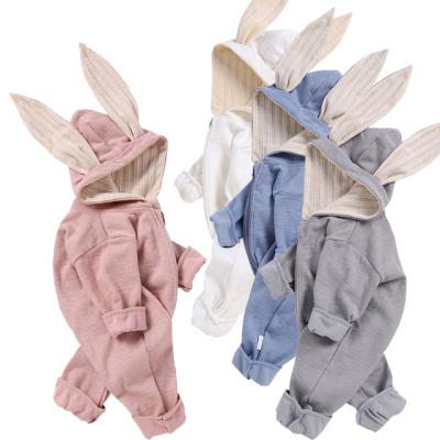 China New Style Breathable Baby Knitted Overalls With A Hood for sale