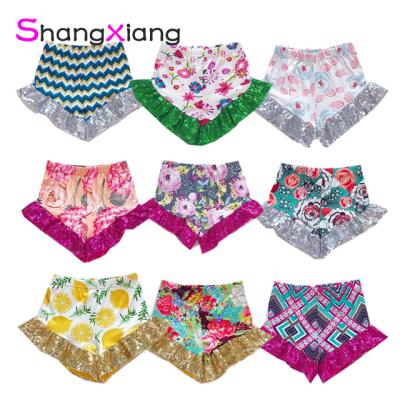 China Factory Direct OEM Summer Baby Sequin Breathable Shorts Hot Selling Children's Shorts for sale