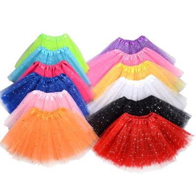 China Wholesale Cheap Hot Selling Breathable Little Girl Tulle Tutu Dress Sequined Skirts for sale