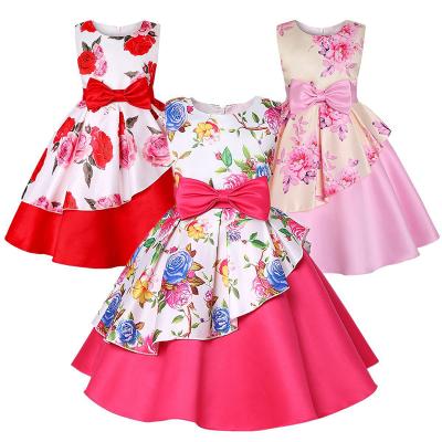 China Washable Hot Sale Kids Clothing Ball Gown 10 Year Girl Dresses For Party for sale