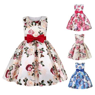 China New Design Kids Wear Washable Love&roses Bridesmaids Dresses For Weeding for sale