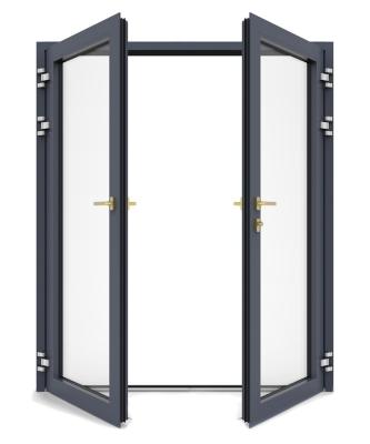 China Exterior Swing Patio Doors Aluminum French Doors Double Doors USA for sale