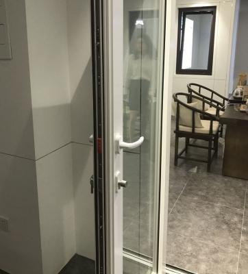 China Modern Double Glazed Door Hinged White Aluminum Residential Doors AAMA / NFRC Certified for sale