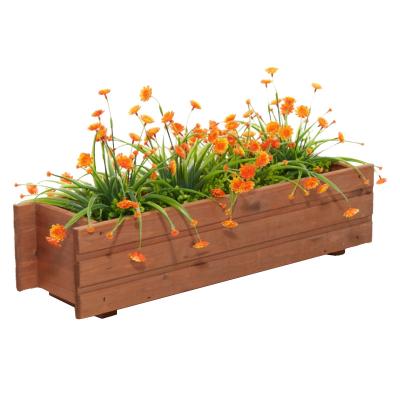 China Canadian High CLASSIC Cedar Garden Bed | Tall Wooden Planter for Growing Fresh Herbs, Vegetables, Flowers, Succulents and Other Plants for sale