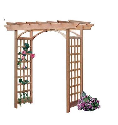 China 2021Hot Easily Assembled Selling Wooden Trellis Arch Shaft Arches Arbors Pergolas For Garden for sale