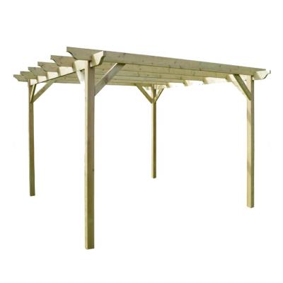 China Sustainable Waterproof Garden Pergola Wooden Pergola Turtle Arches Arbors Pergolas for sale